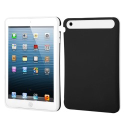 Protector w/ Card Slot Ipad Mini white Black